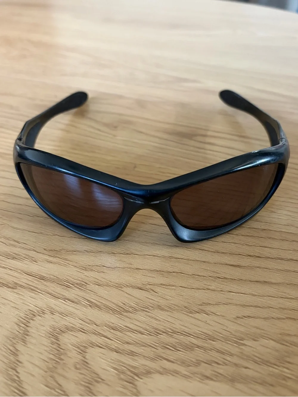 Oakley Monster Dog Vintage Matte Black Frame Sport Sunglasses Made in USA